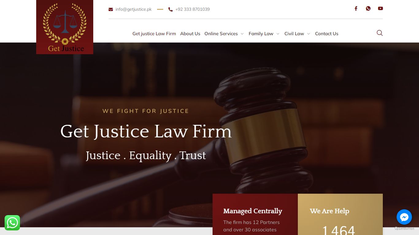 Get justice Law Firm | Family Law | Civil Law | Criminal Law