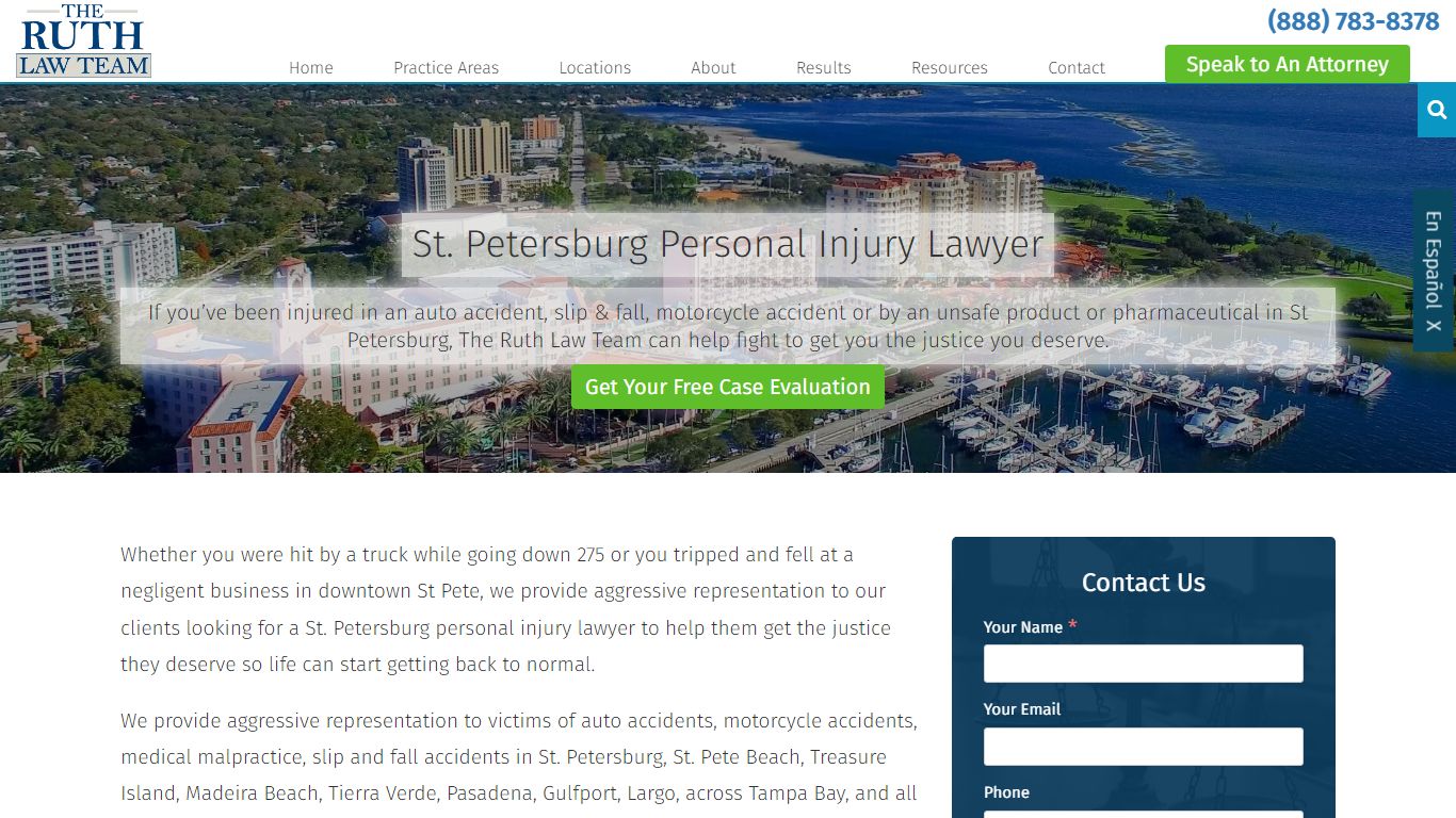 St. Petersburg Personal Injury Lawyer | The Ruth Law Team